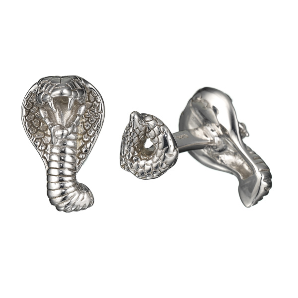 Cobra and Tail Cuff Links Cufflinks Depot