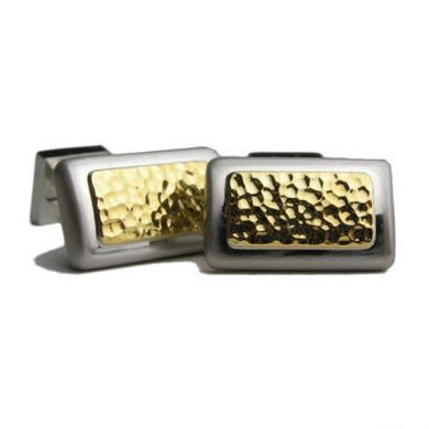 Gold Plated Center Cufflinks