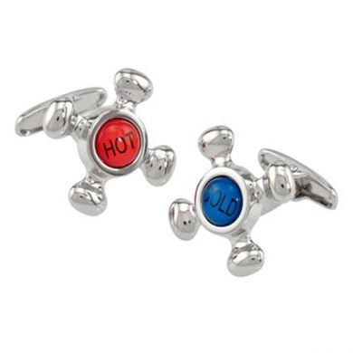 Hot and Cold Knob Cufflinks