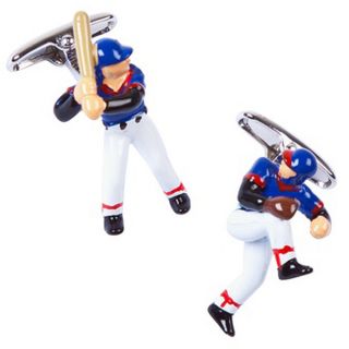 Baseball Player Cufflinks