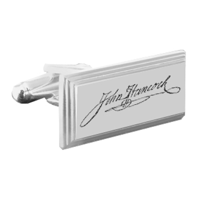 Custom Signature Cufflinks