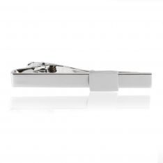 Polished Engravable Long Tie Bar