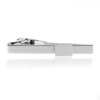 Polished Engravable Long Tie Bar