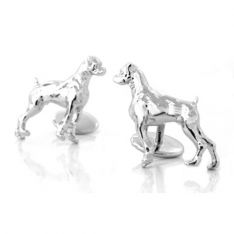 Sterling Boxer Cufflinks