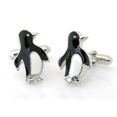 Sterling Silver Penguin Cufflinks