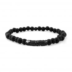 Classic Black Agate Bracelet
