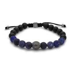 Midnight Ocean Beaded Bracelet