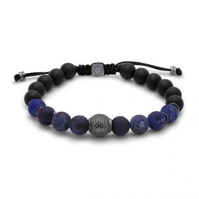 Midnight Ocean Beaded Bracelet