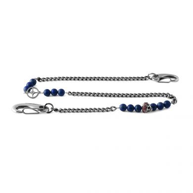 Gothic Rose Lapis Trouser Chain