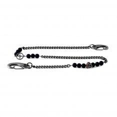Grateful Dead Matte Onyx Trouser Chain