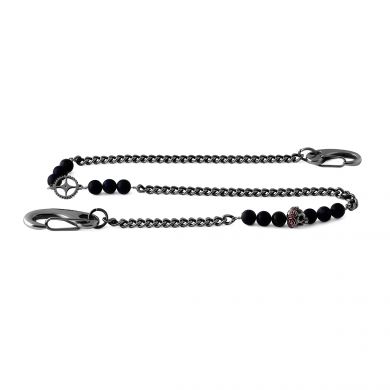 Grateful Dead Matte Onyx Trouser Chain