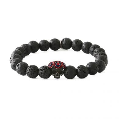 Lava Stone Deadhead Bracelet