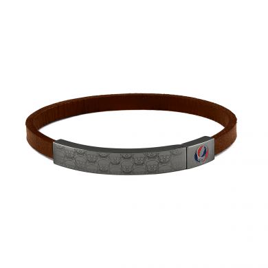 Steal Your Face Leather Gothic Skull Bracelet