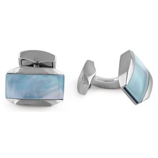 Moonlight Blue Mother of Pearl Cufflinks