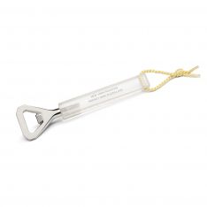 New York Rangers Game Used Plexiglass Bottle Opener