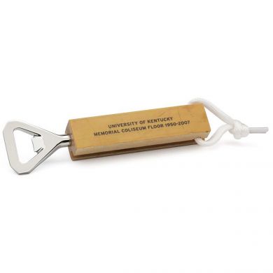 University of Kentucky Memorial Coliseum Floor Bottle Opener