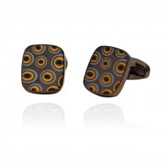 Retro Funky Patterned Cufflinks