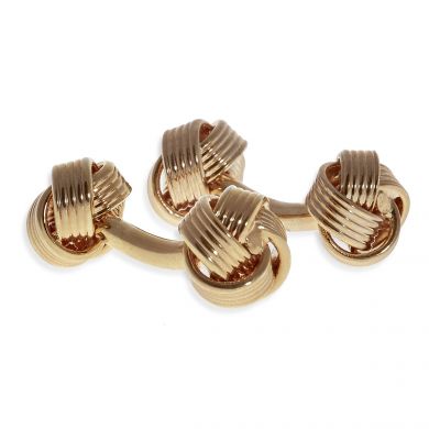 Rose Gold Knot Cufflinks