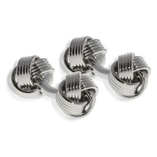 Babette Wasserman Silver Knot Cufflinks
