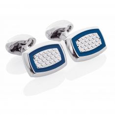 Navy Pavement Cufflinks