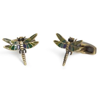 Rustic Dragonfly Cufflinks