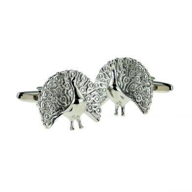 Proud Peacock Cufflinks